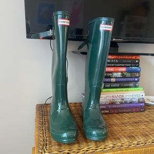 Green Hunter Rain Boots